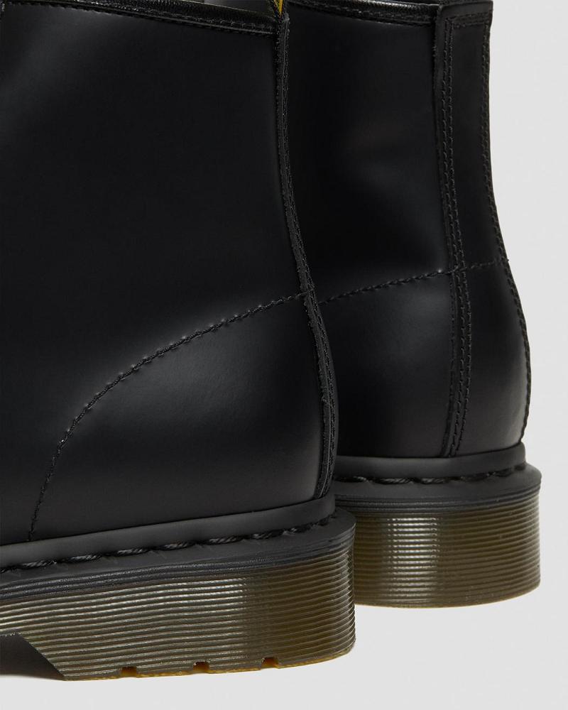 Dr Martens 101 Smooth Lær Ankelstøvletter Herre Svarte | Norge 38QMA